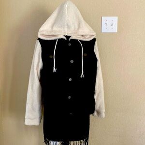 GIRLS denim black jacket